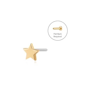 TWINKLE | Star Threadless Flatback Earring