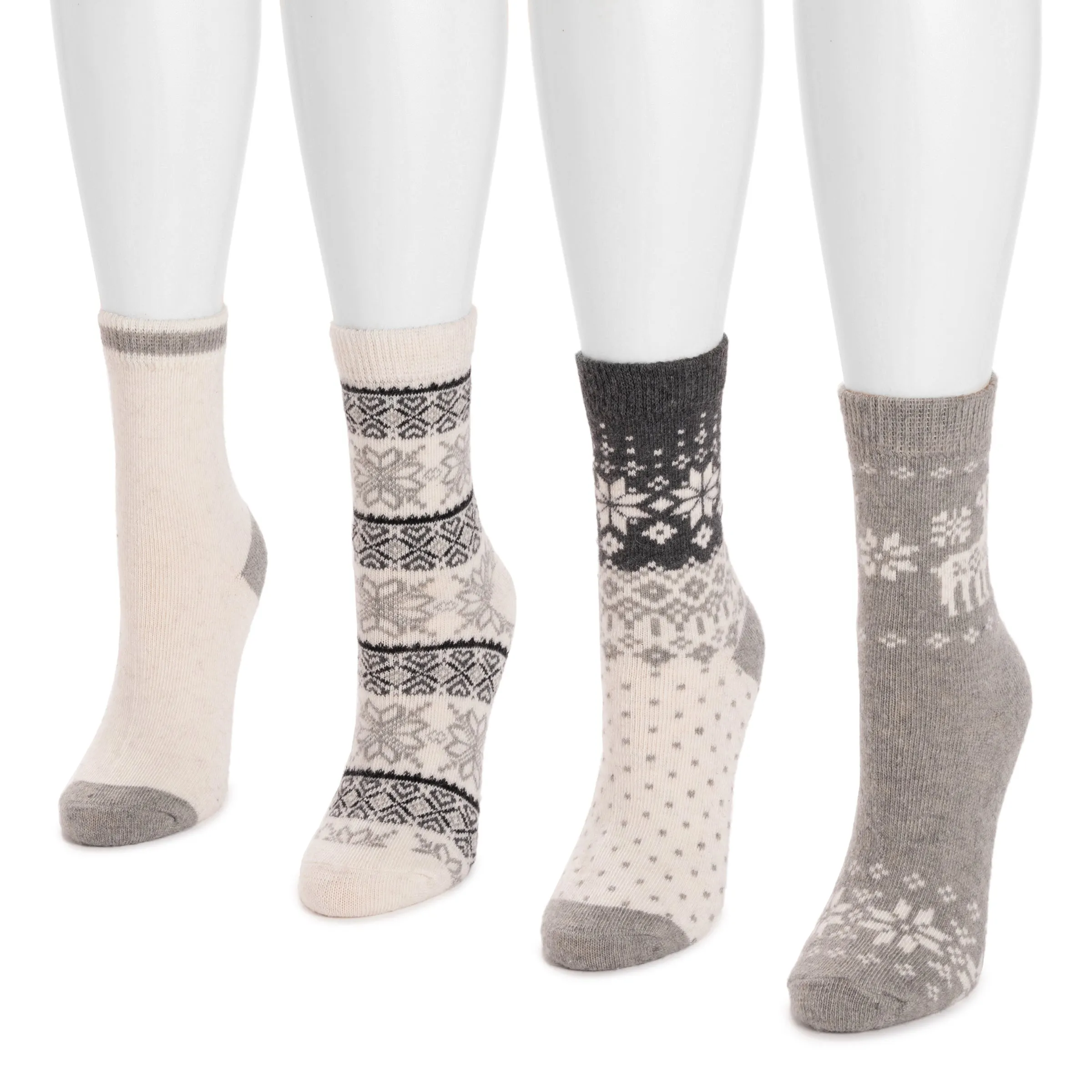 Women's 4 Pair Pack Holiday Boot Socks