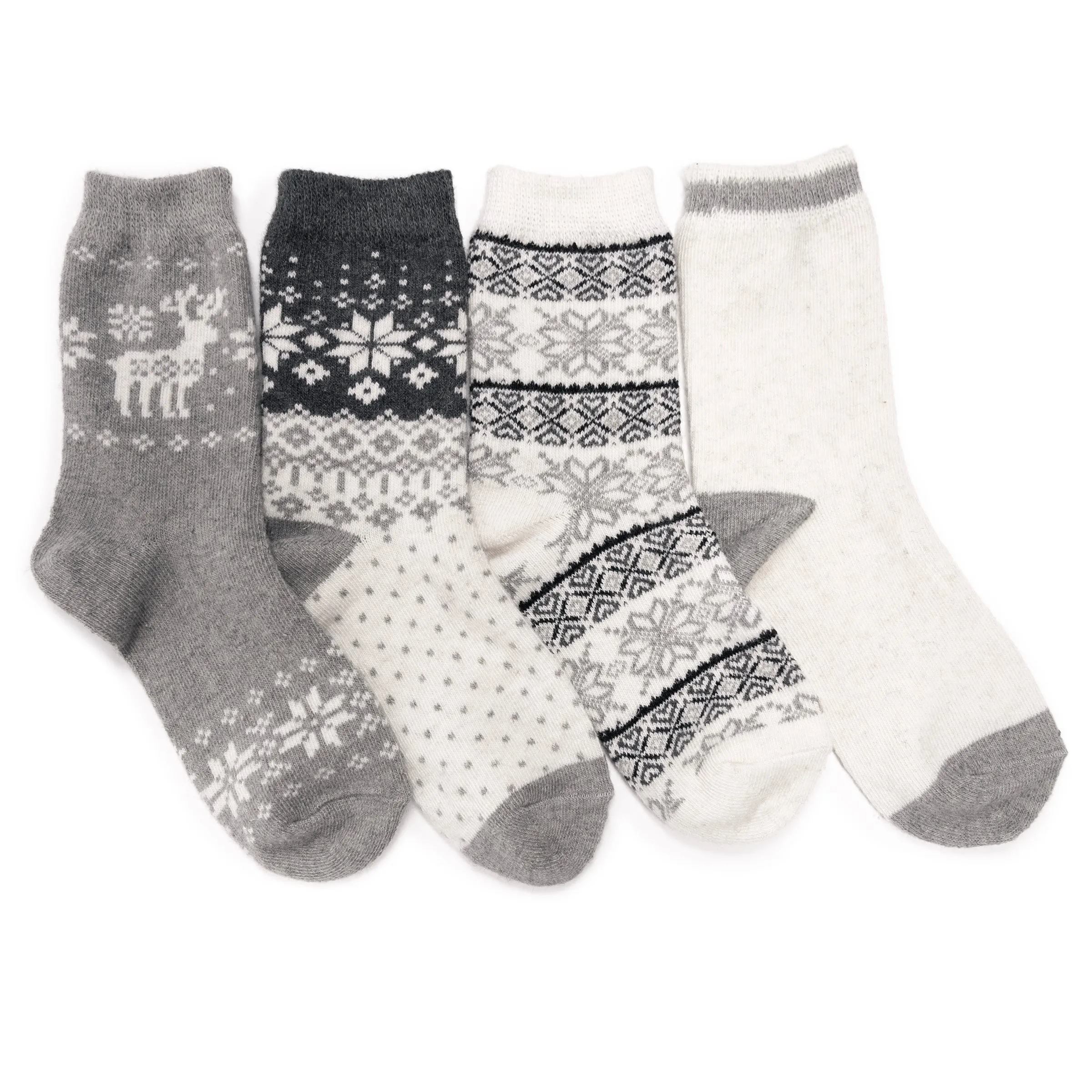 Women's 4 Pair Pack Holiday Boot Socks