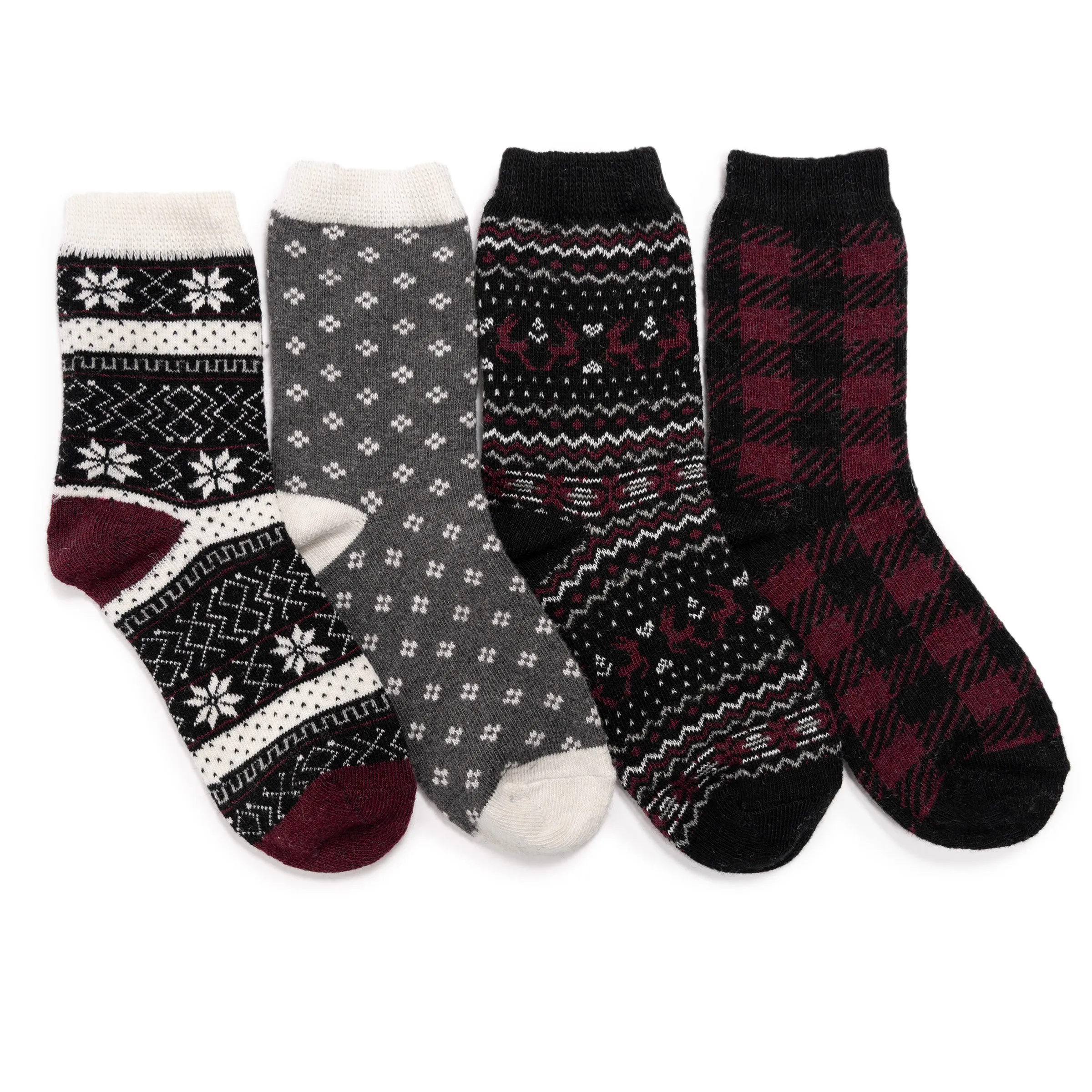 Women's 4 Pair Pack Holiday Boot Socks