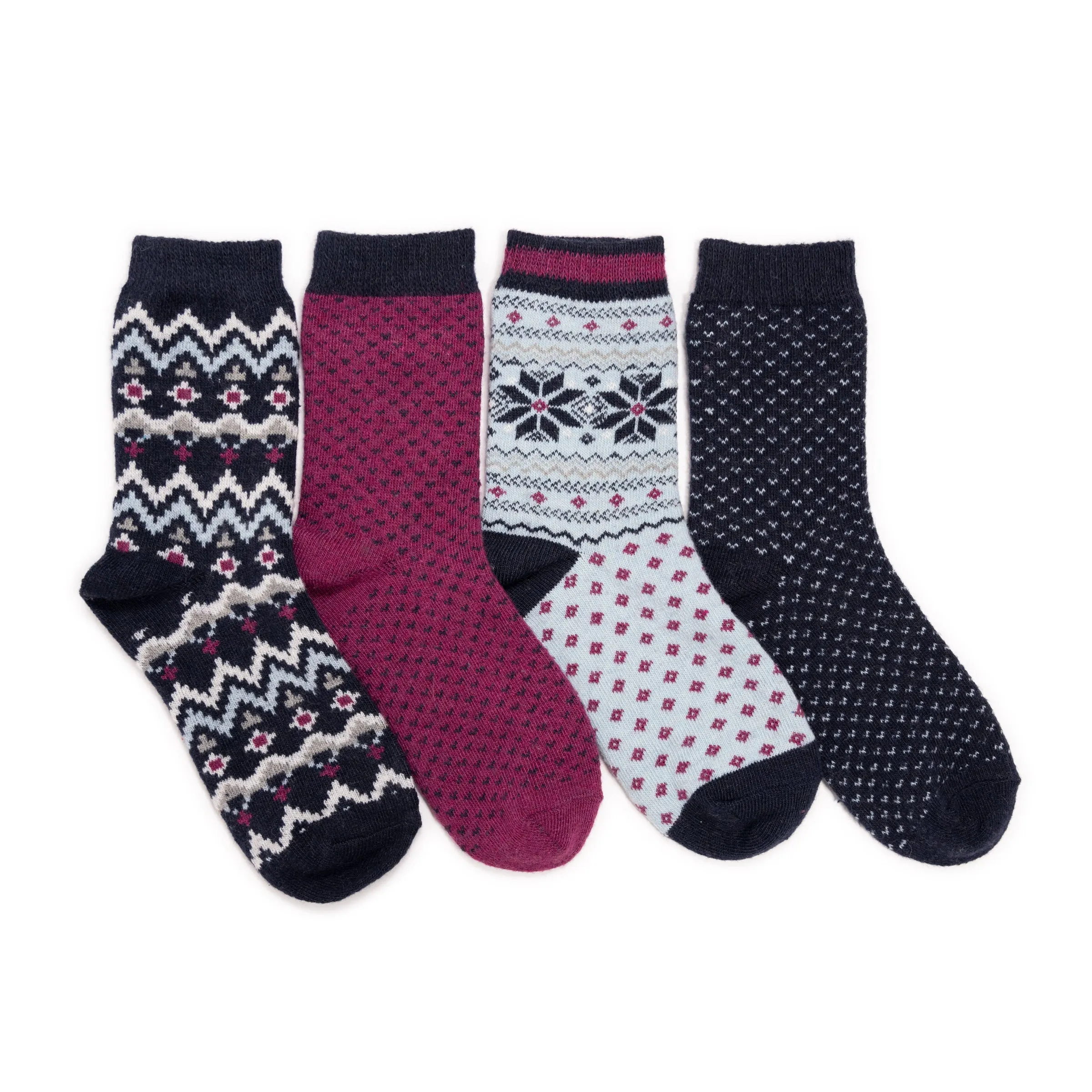 Women's 4 Pair Pack Holiday Boot Socks