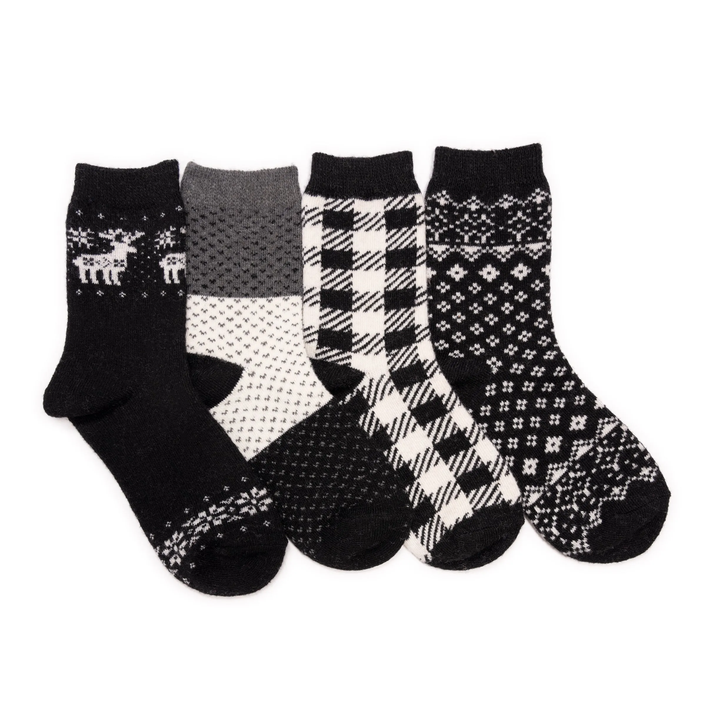 Women's 4 Pair Pack Holiday Boot Socks