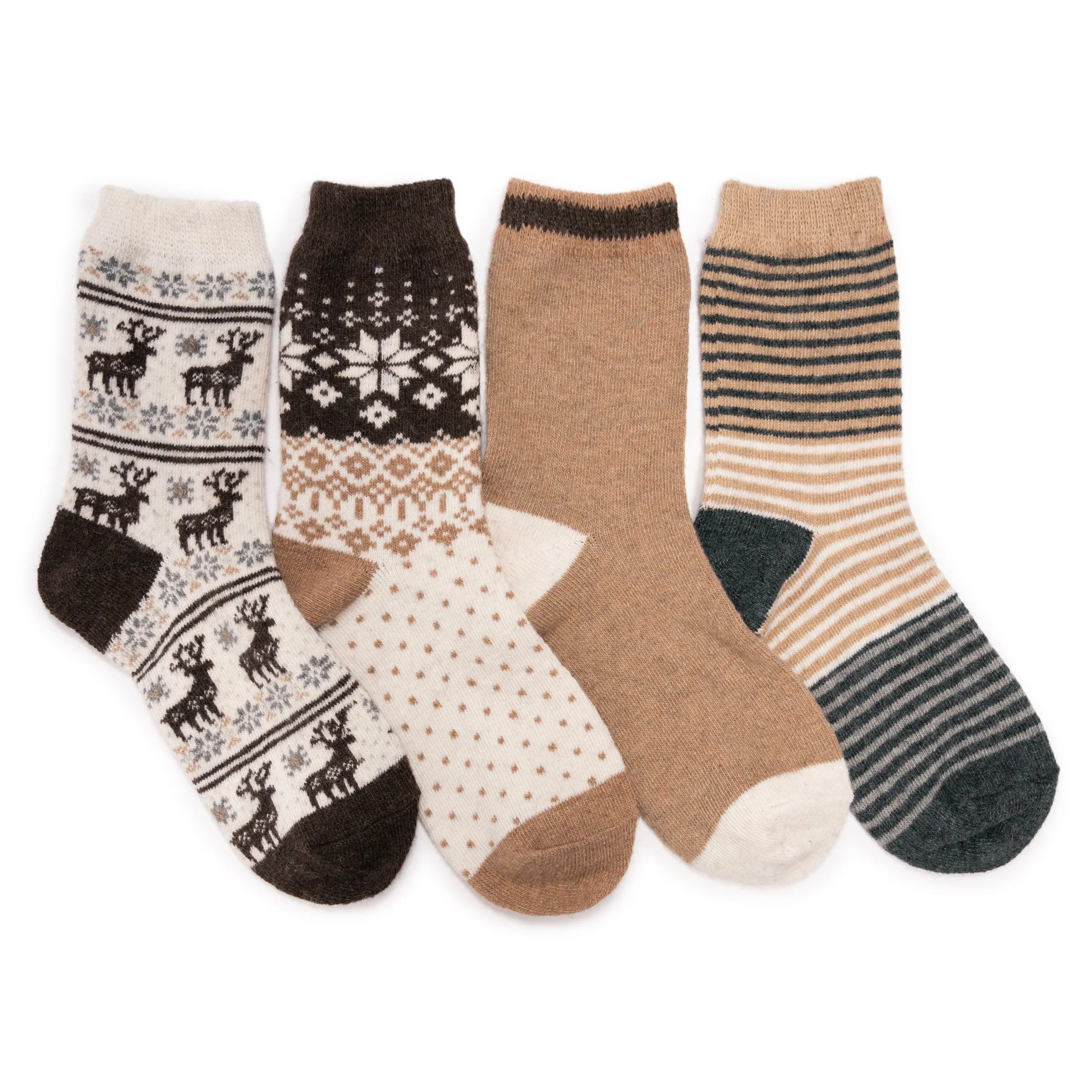 Women's 4 Pair Pack Holiday Boot Socks