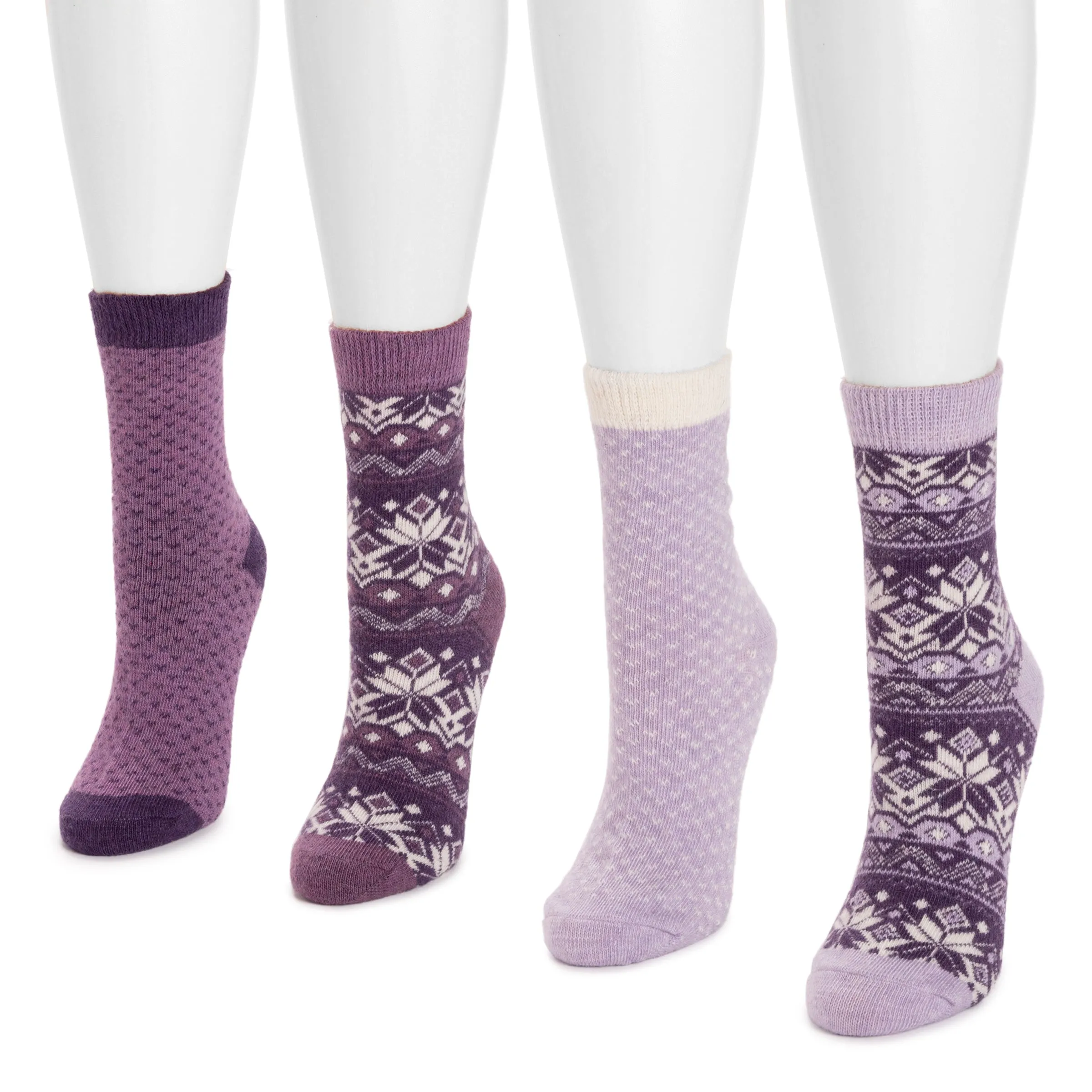 Women's 4 Pair Pack Holiday Boot Socks