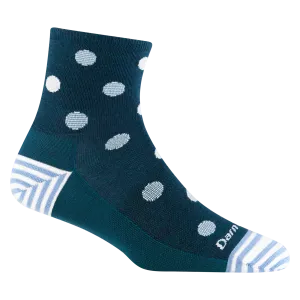 Women's Darn Tough Dottie Shorty Lightweight Lifestyle Sock Color: Dark Teal