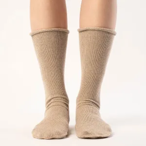 Women's Knit Socks Merino Creamy Beige