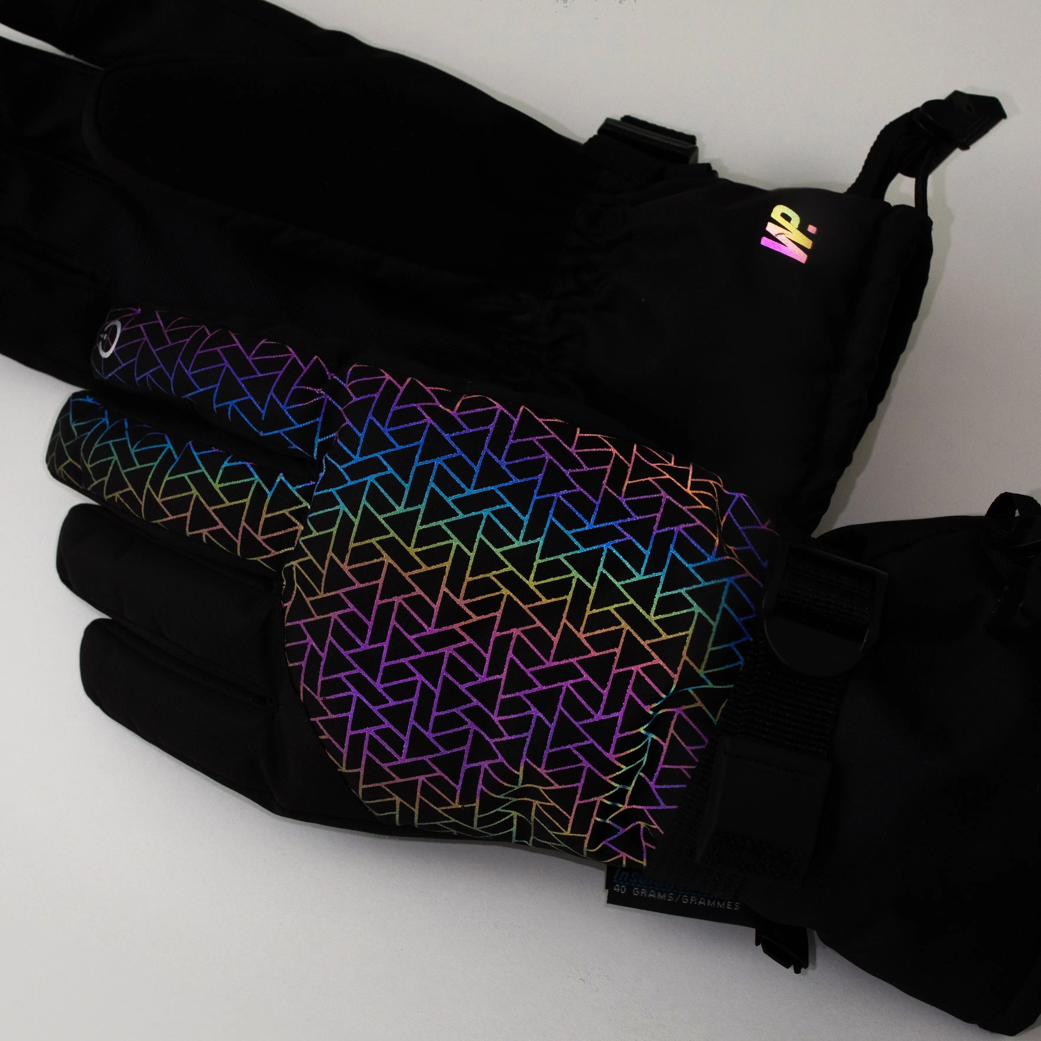 Women's Rainbow Reflective Gloves