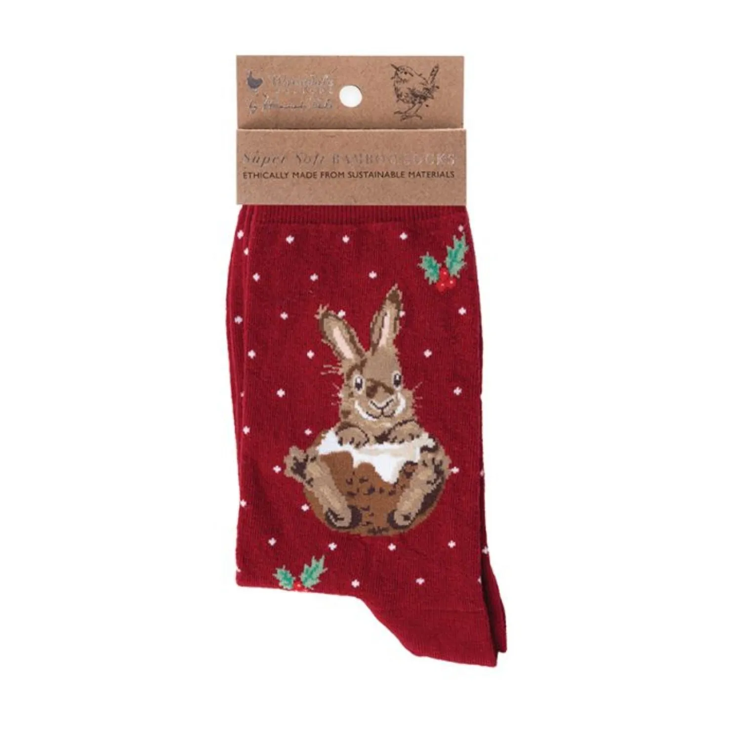 Wrendale 'Little Pudding' Rabbit Socks